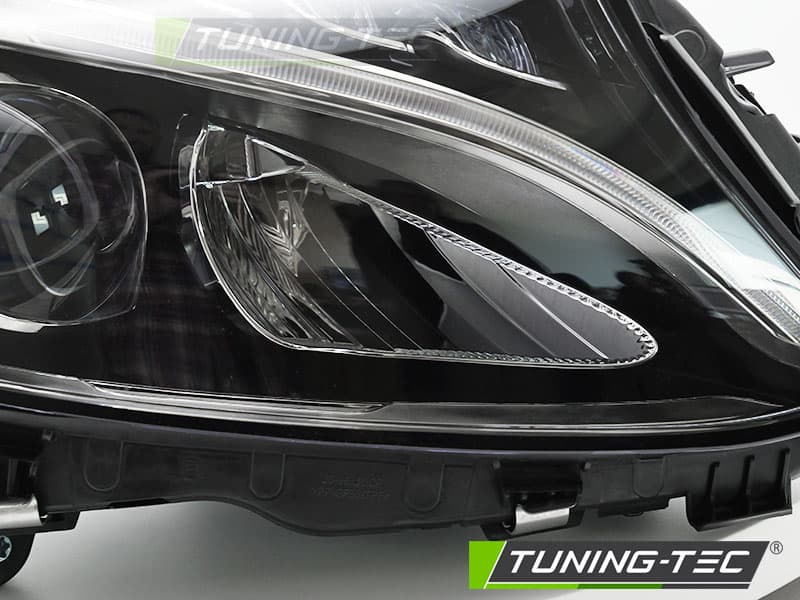 Predné LED svetlo Mercedes C-Class W205 16-18 Black pravá strana – náhľad 2