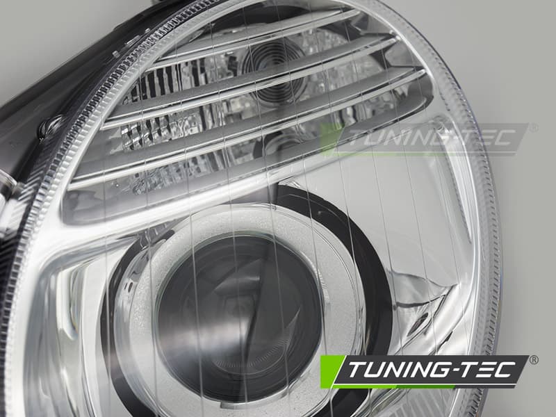 Predné svetlo Mercedes E-Class W211 06-09 Chrome ľavé TYC – náhľad 2