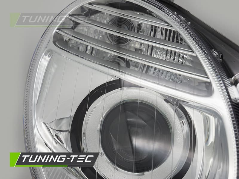 Predné svetlo Mercedes E-Class W211 06-09 Chrome pravé – náhľad 2