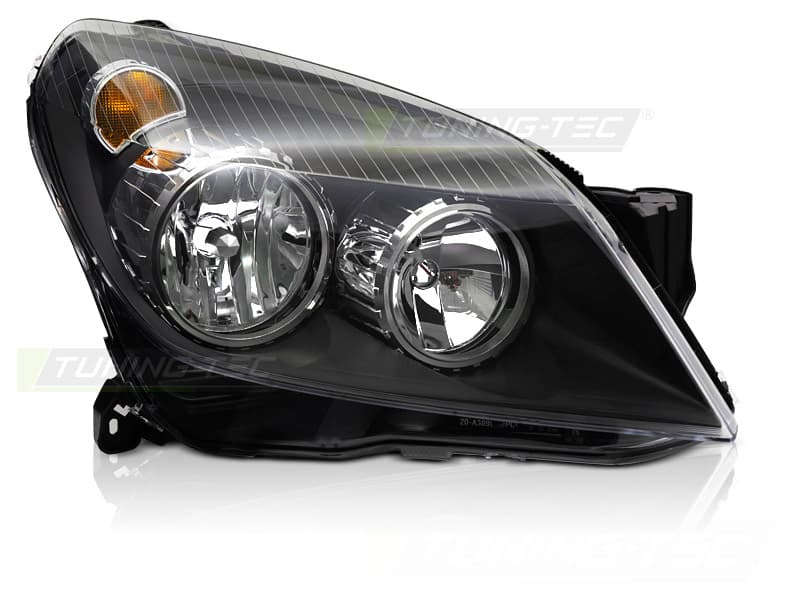 Predné svetlo Opel Astra H 04-10 Black pravé TYC