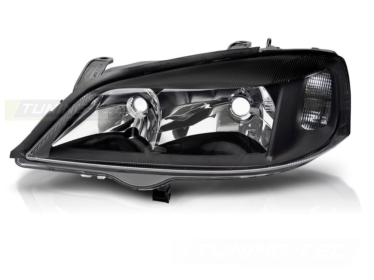 Predné svetlo Opel Astra G 97-04 Black ľavé