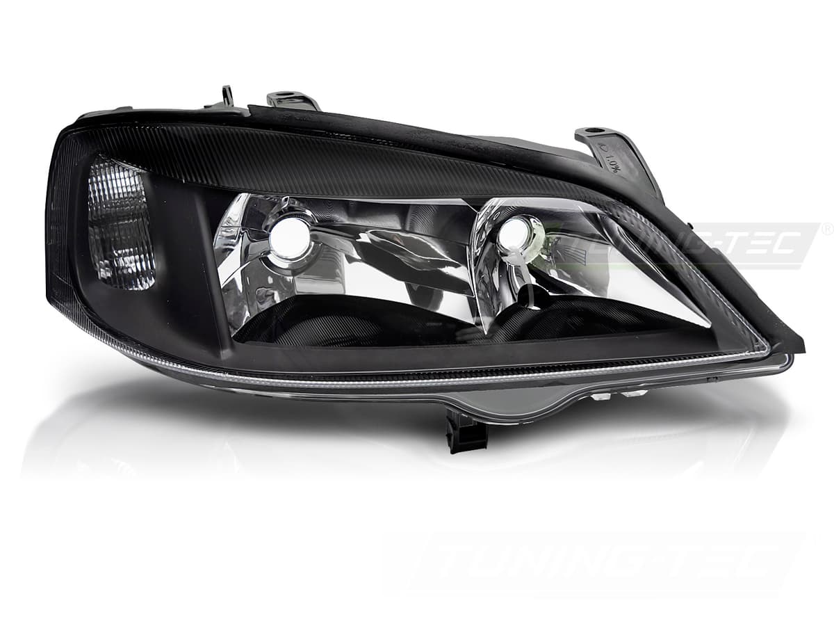 Predné svetlo Opel Astra G 97-04 Black pravé