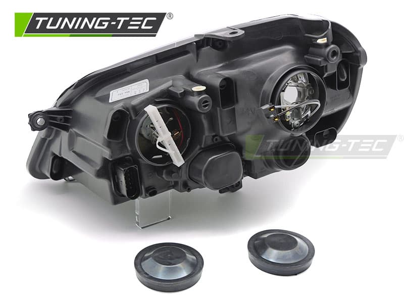 Predné svetlo VW Polo 9N3 05-09 Black pravé – náhľad 3