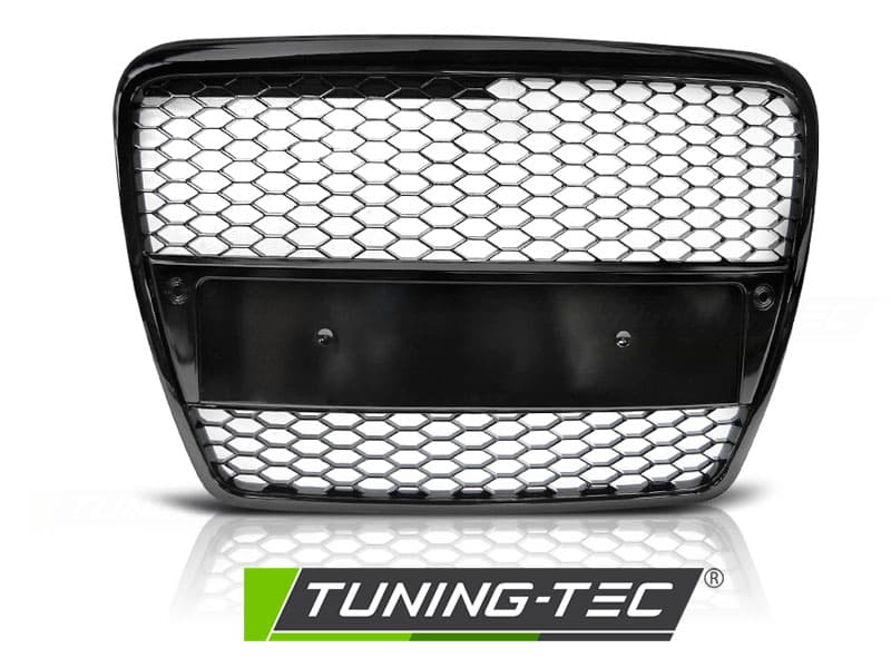 Predná maska Audi A6 C6 04-08 Sport Glossy Black – náhľad 2