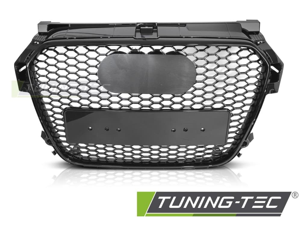 Predná maska Audi A1 8X 10-14 Sport Glossy Black PDC – náhľad 2