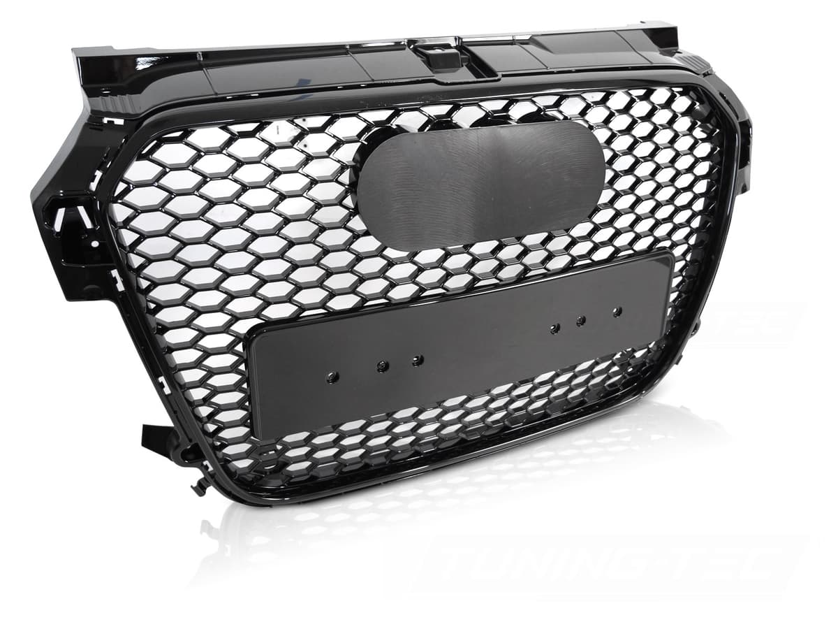 Predná maska Audi A1 8X 10-14 Sport Glossy Black PDC