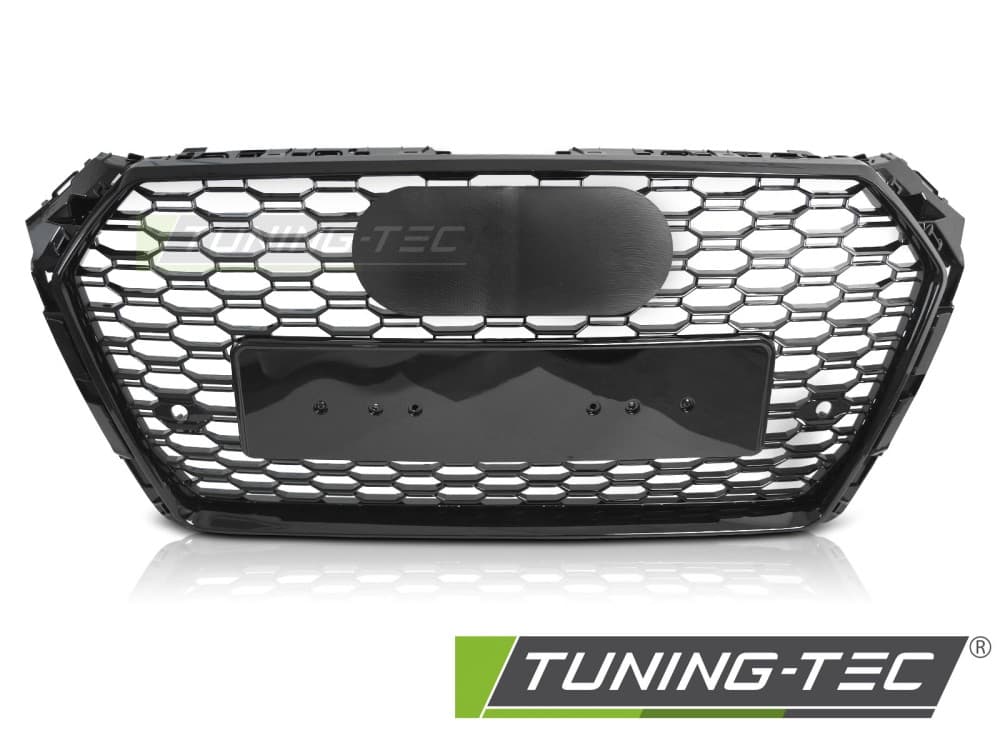 Predná maska Audi A4 B9 15-19 Sport Glossy Black PDC – náhľad 2