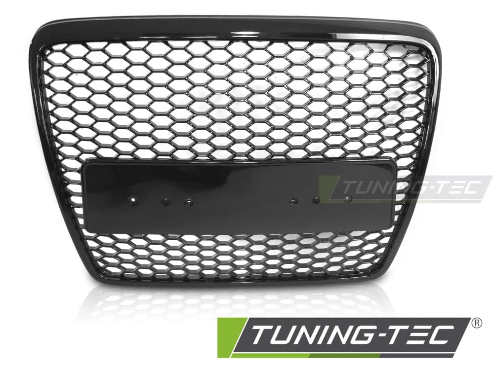 Predná maska Audi A6 C6 04-11 Sport Glossy Black – náhľad 2