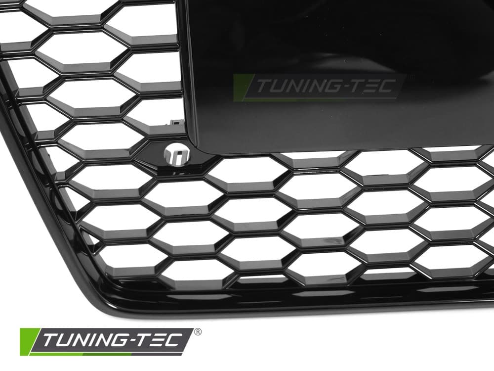 Predná maska Audi A6 C7 14-18 Sport Glossy Black PDC – náhľad 3