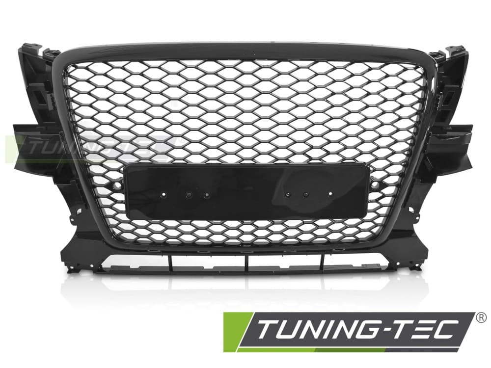 Predná maska Audi Q5 8R 08-12 Sport Glossy Black PDC – náhľad 2