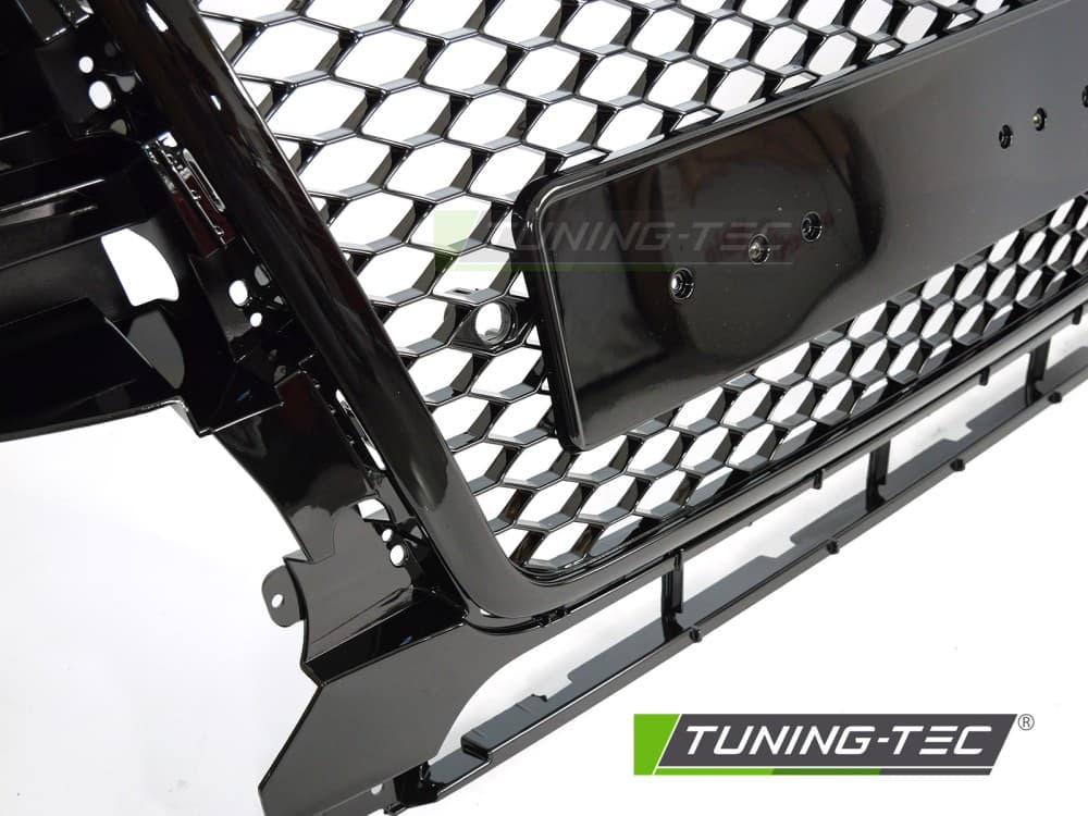 Predná maska Audi Q5 8R 08-12 Sport Glossy Black PDC – náhľad 4