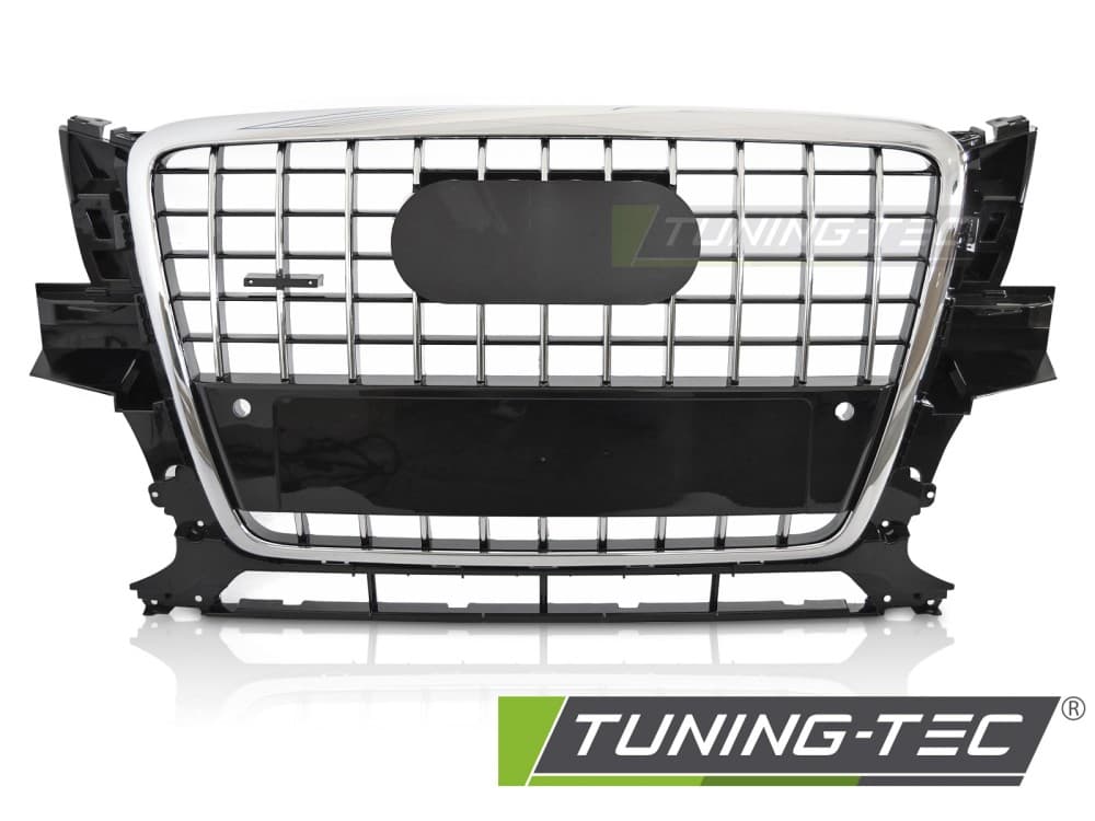 Predná maska Audi Q5 8R 08-12 Sport S Style Black Chrome PDC – náhľad 2