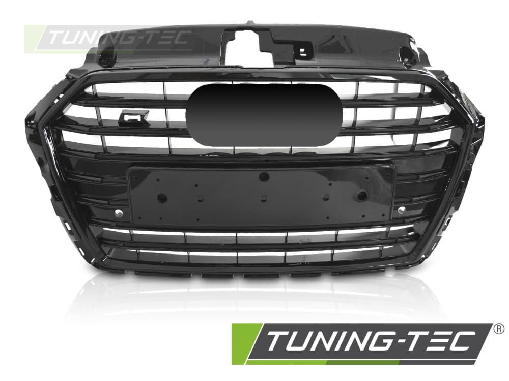 Predná maska Sport S Style Audi A3 8V 17-20 Glossy Black PDC – náhľad 2