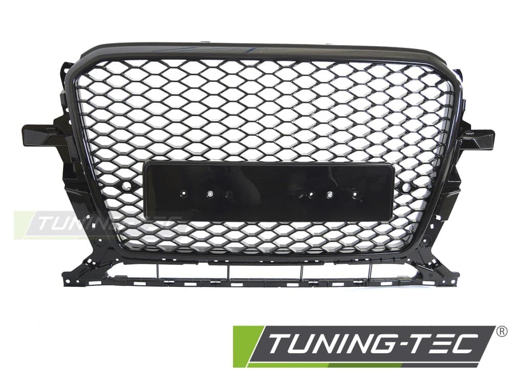 Predná maska Audi Q5 8R 12-16 Sport Style Glossy Black PDC – náhľad 2