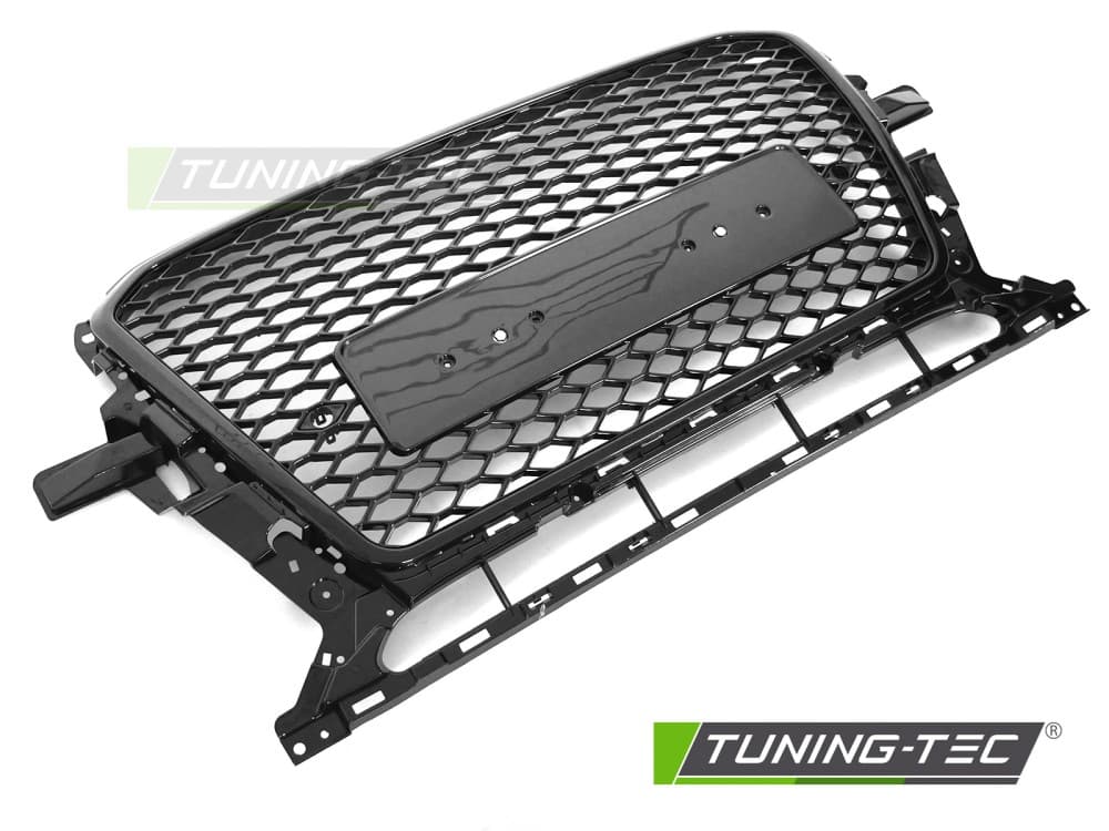 Predná maska Audi Q5 8R 12-16 Sport Style Glossy Black PDC – náhľad 3