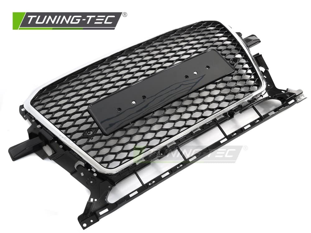 Predná maska Audi Q5 8R 12-16 Sport Style Black Chrome PDC – náhľad 3