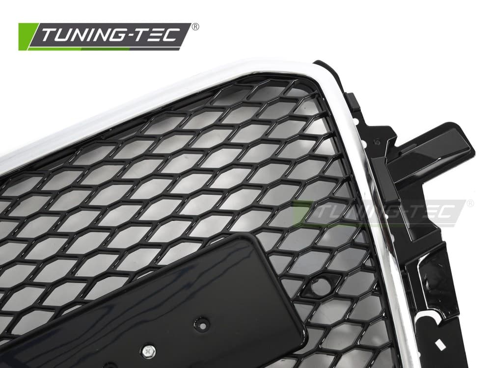 Predná maska Audi Q5 8R 12-16 Sport Style Black Chrome PDC – náhľad 4