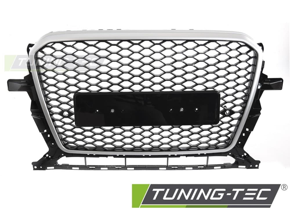Predná maska Audi Q5 8R 12-16 Sport Style Silver PDC – náhľad 2
