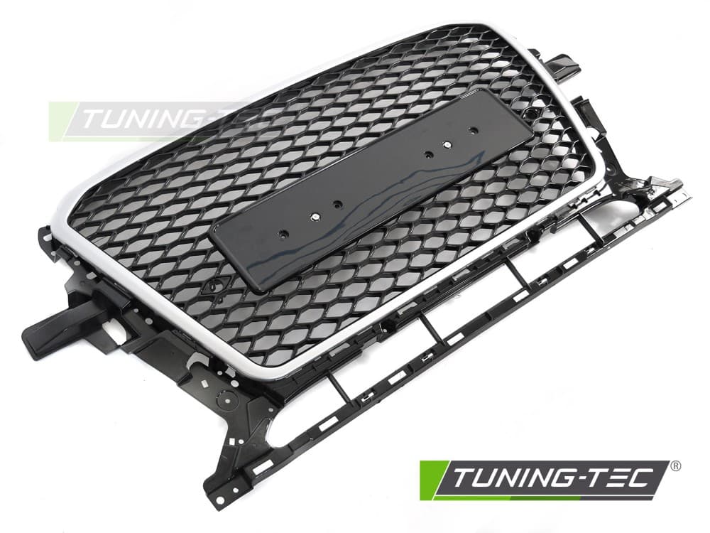 Predná maska Audi Q5 8R 12-16 Sport Style Silver PDC – náhľad 3