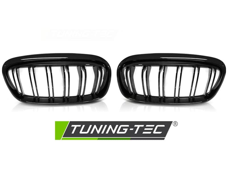 Predná maska BMW F45/F46 14-18 Double Bar Glossy Black – náhľad 2