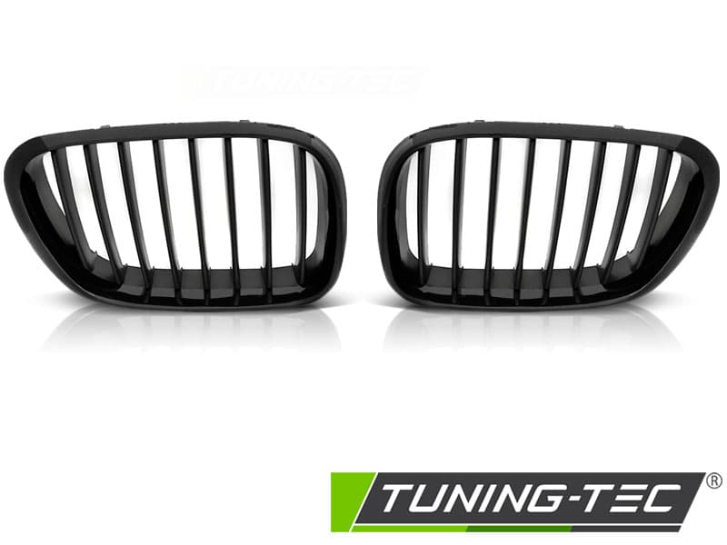Predná maska BMW X5 E53 99-03 Glossy Black-Black Frame – náhľad 2