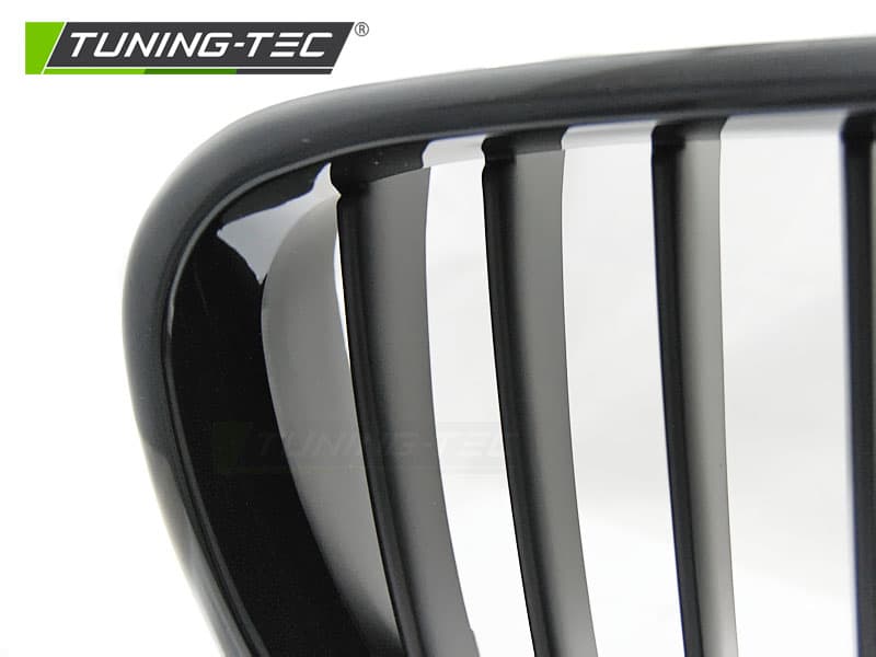 Predná maska BMW X5 E53 99-03 Glossy Black-Black Frame – náhľad 3