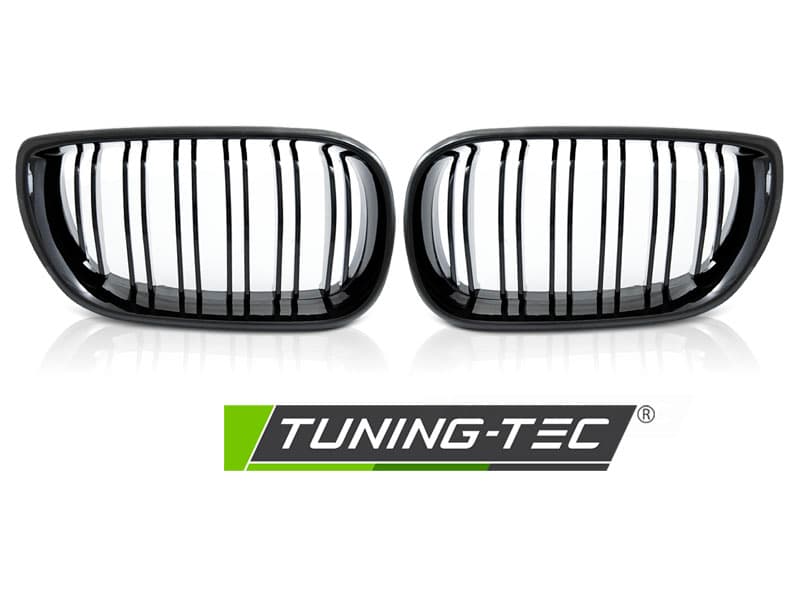 Predná maska BMW E46 01-05 Sport Glossy Black Double Bar – náhľad 2