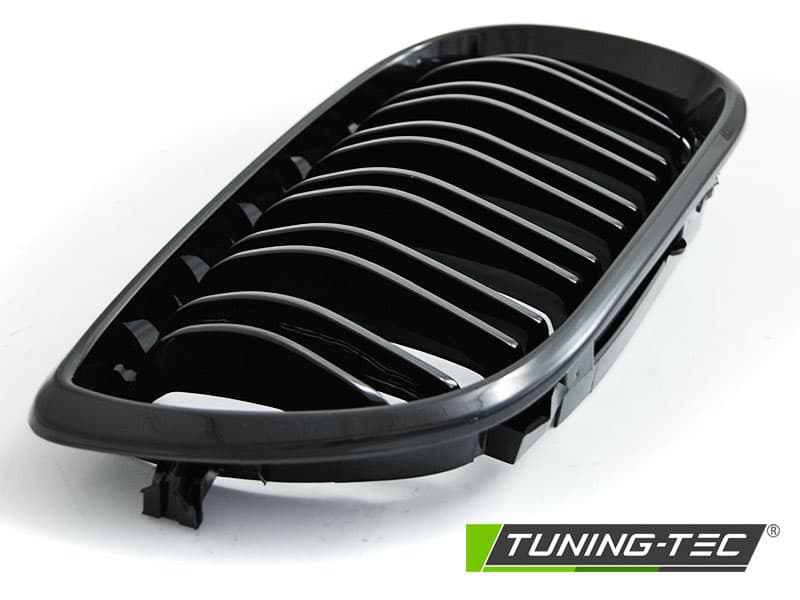 Predná maska BMW E46 01-05 Sport Glossy Black Double Bar – náhľad 4