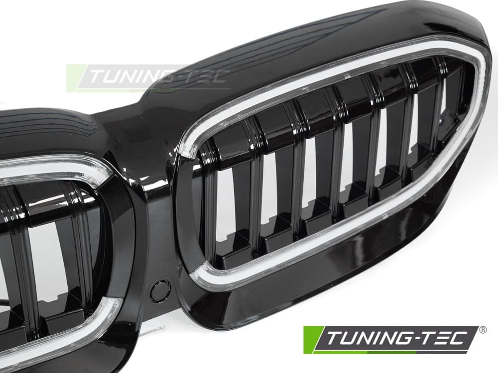 Predná maska BMW G20/G21 19-22 Black s LED – náhľad 3