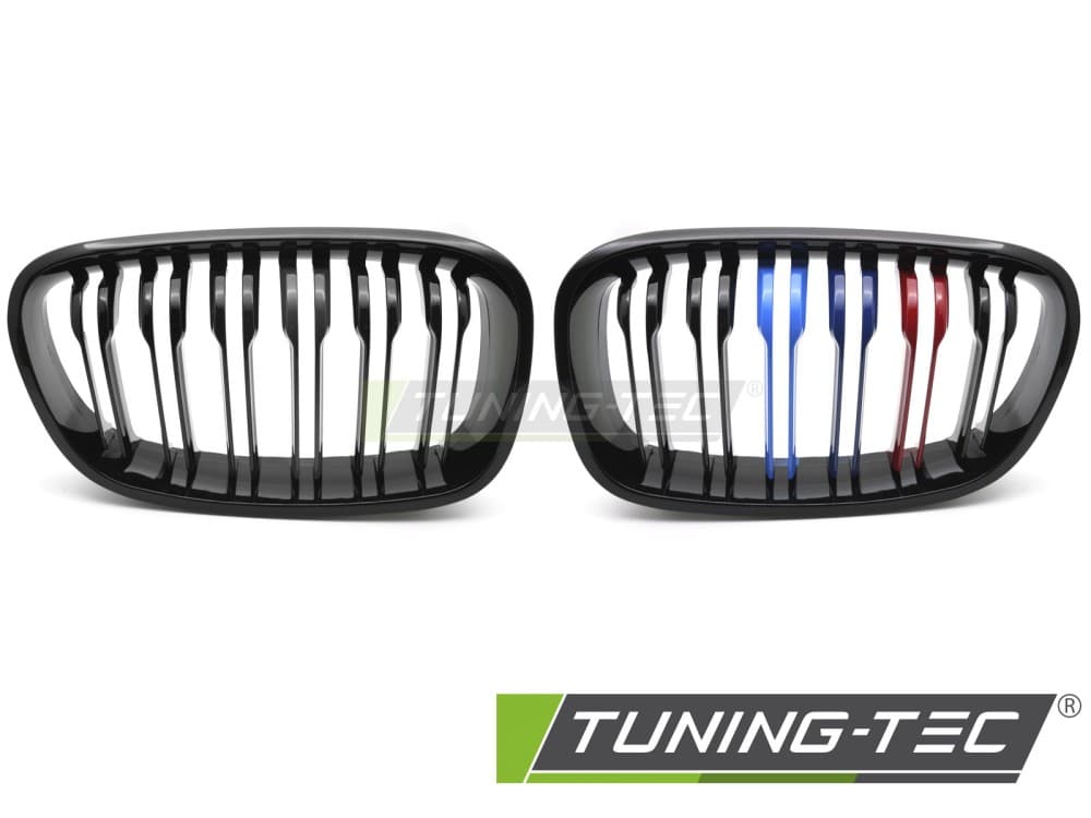 Predná maska BMW F20 / F21 11-14 Sport Black Tri-Colour Double Bar – náhľad 2