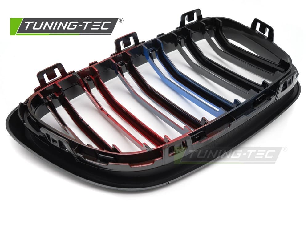 Predná maska BMW F22 / F23 13-21 Sport Black Tri-Colour Double Bar – náhľad 5