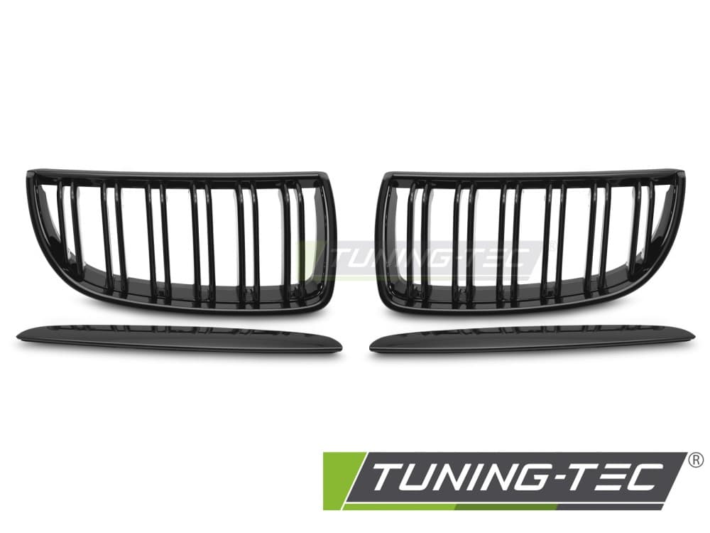 Predná maska BMW E90 / E91 05-08 Sport Glossy Black Double Bar – náhľad 2