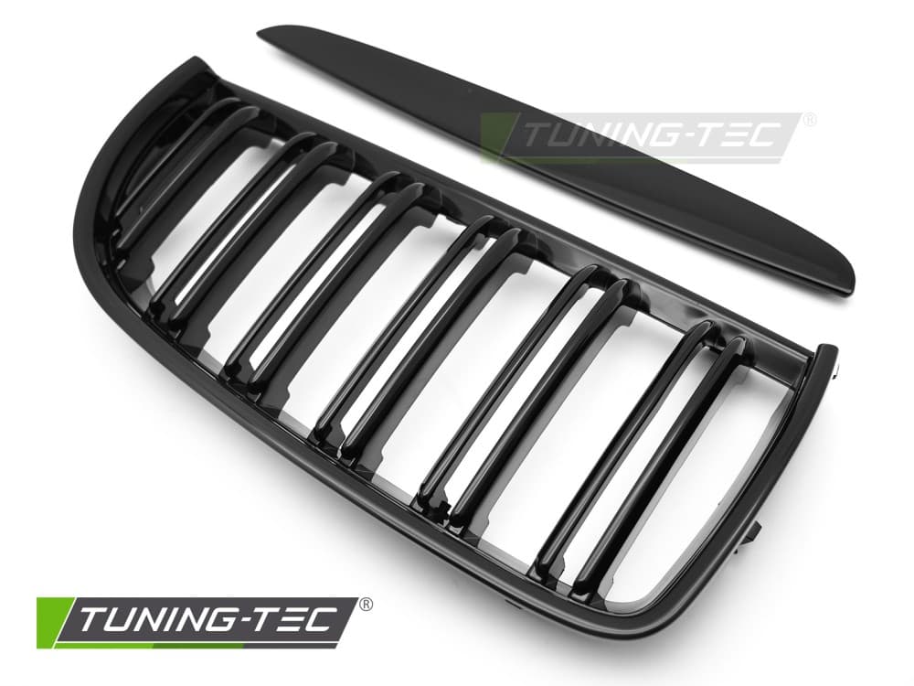 Predná maska BMW E90 / E91 05-08 Sport Glossy Black Double Bar – náhľad 3
