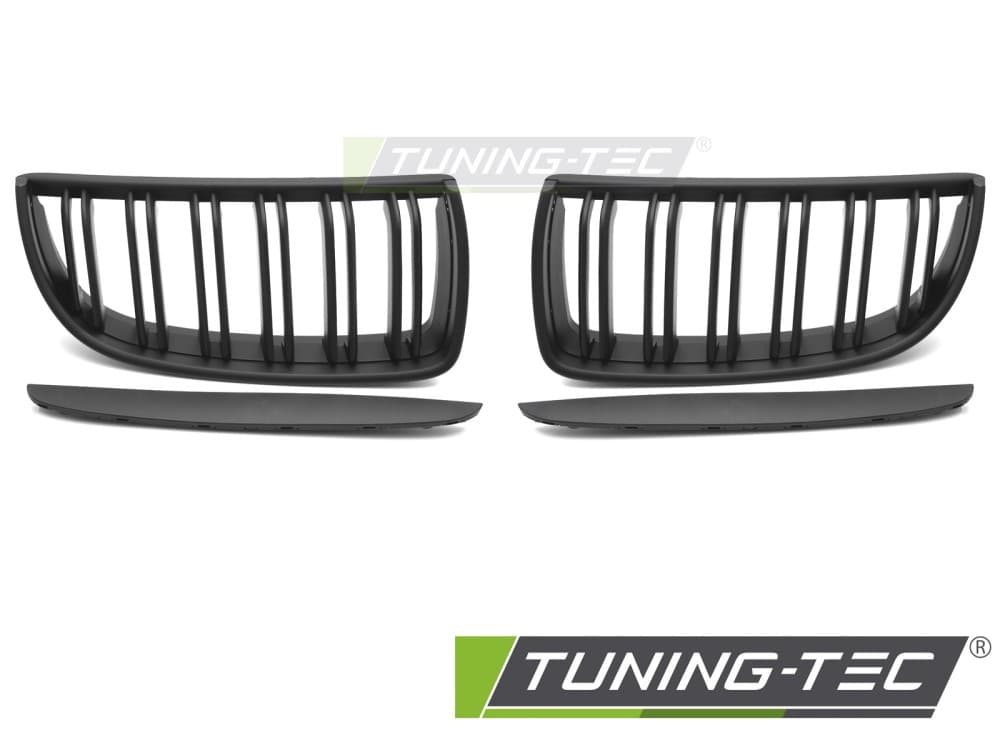 Predná maska BMW E90 / E91 05-08 Sport Matt Black Double Bar – náhľad 2