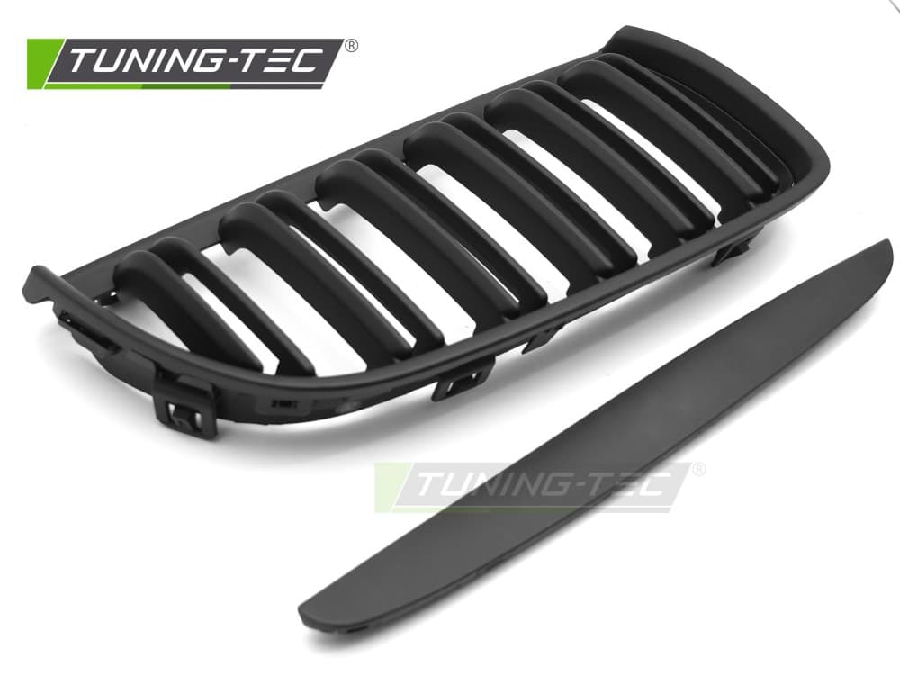 Predná maska BMW E90 / E91 05-08 Sport Matt Black Double Bar – náhľad 4