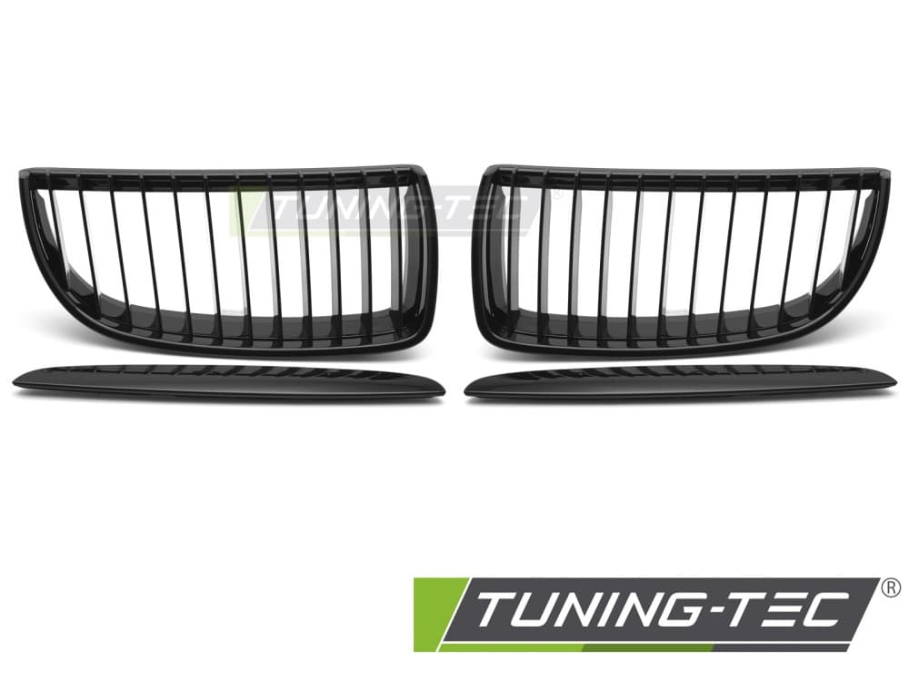 Predná maska BMW E90 / E91 05-08 Glossy Black - H4 – náhľad 2