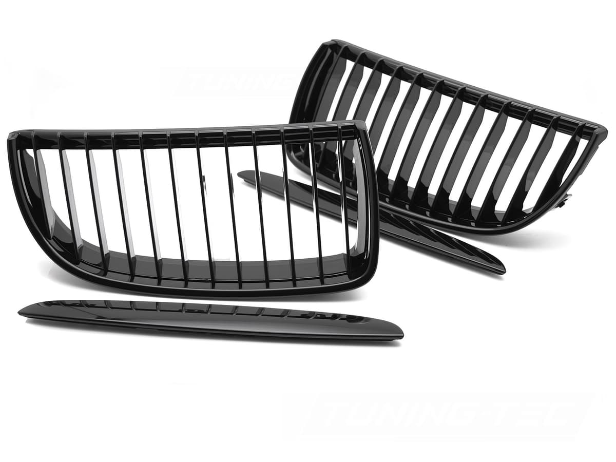 Predná maska BMW E90 / E91 05-08 Glossy Black - H4