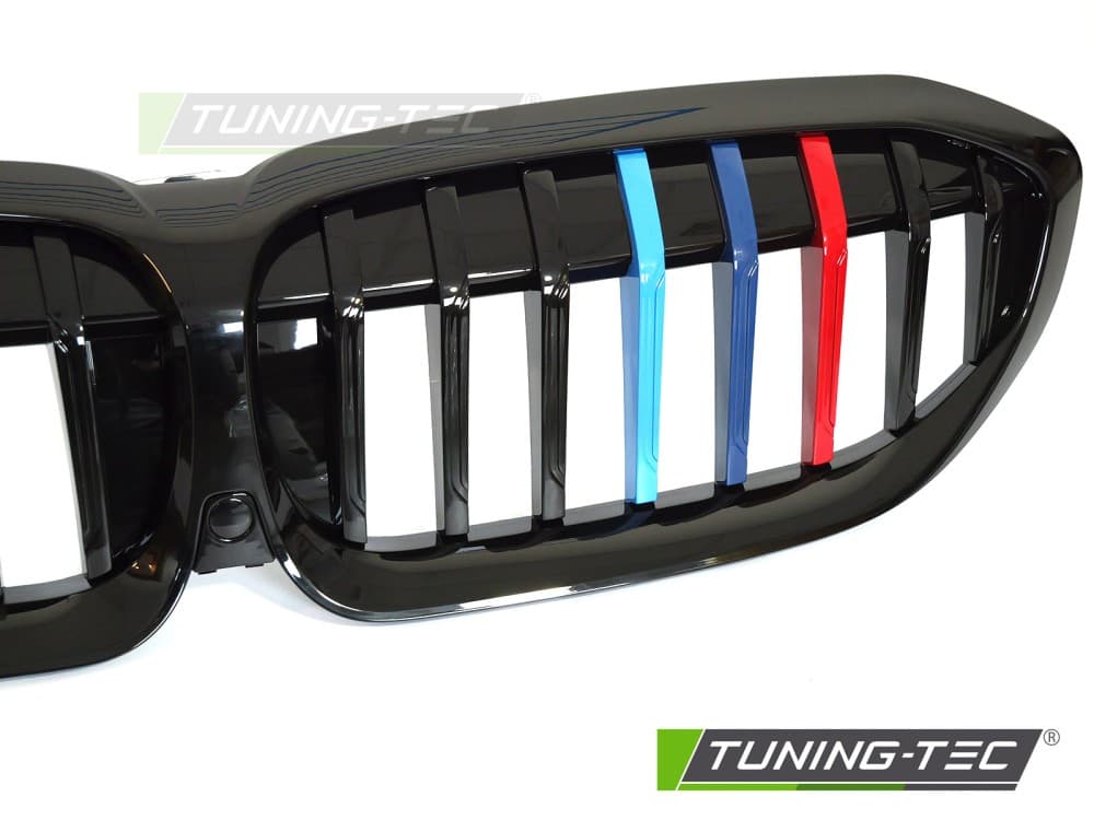 Predná maska BMW G20 / G21 19-22 Glossy Black Tri-Colour – náhľad 3