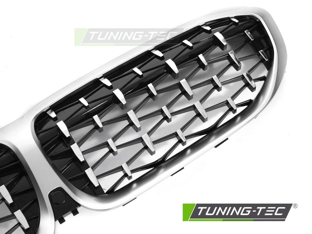 Predná maska BMW G20 / G21 19-22 Diamond Silver Matt Chrome – náhľad 4