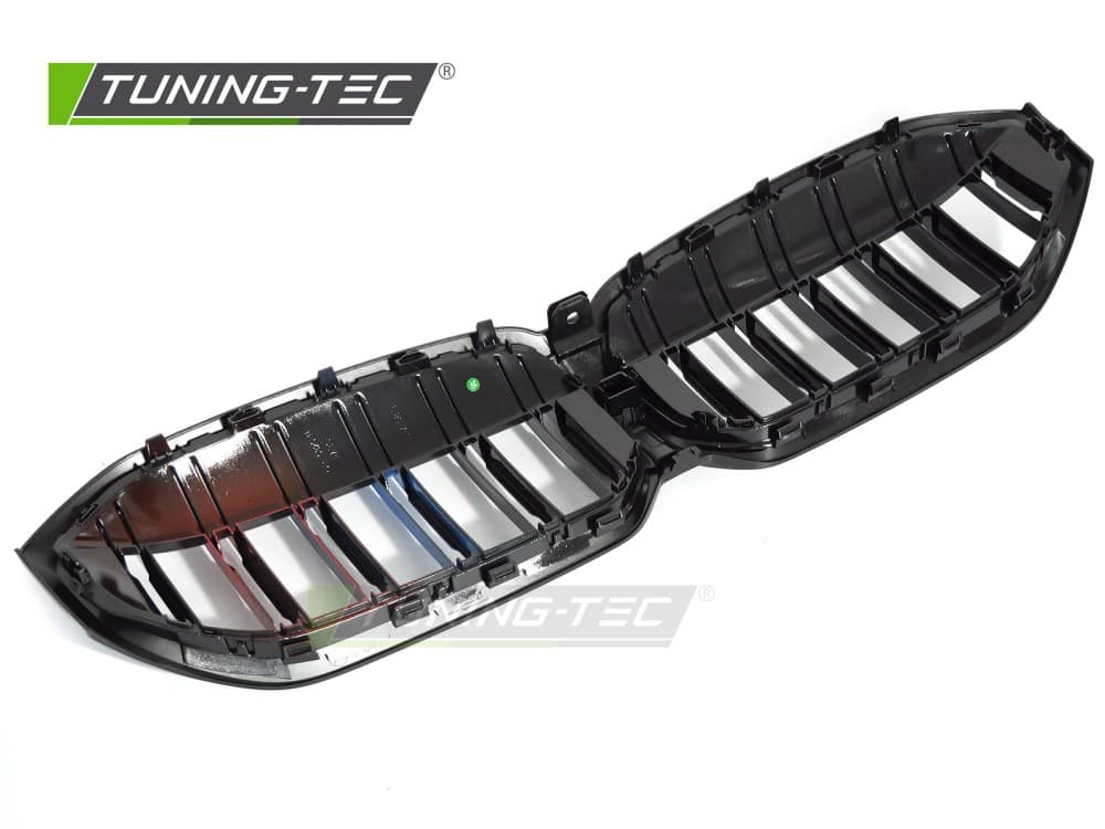 Predná maska BMW G20 / G21 LCI 22-26 Sport Glossy Black Tri-Colour Double Bar – náhľad 5