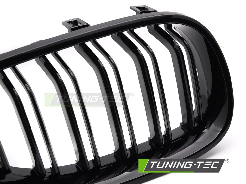 Predná maska BMW E60 / E61 03-10 Sport Double Bar Glossy Black – náhľad 4