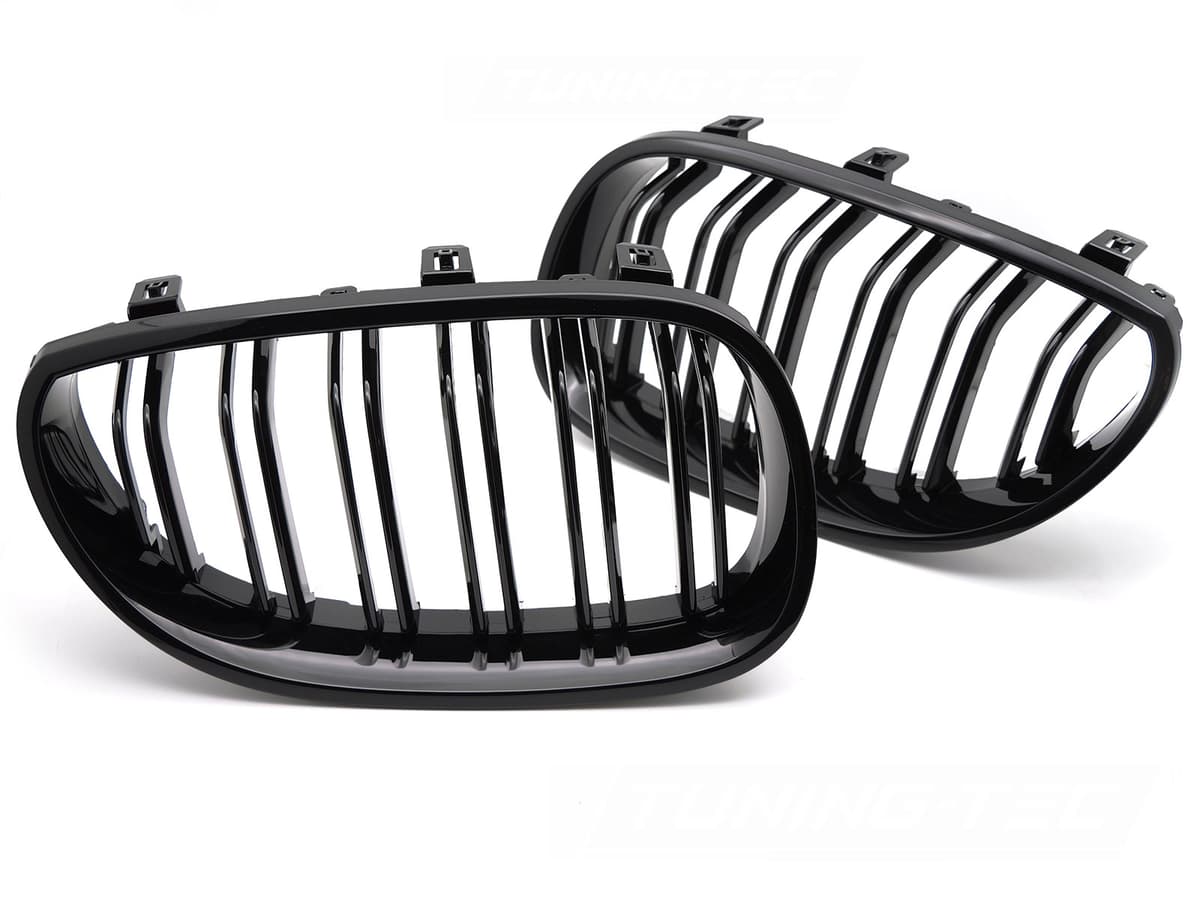Predná maska BMW E60 / E61 03-10 Sport Double Bar Glossy Black