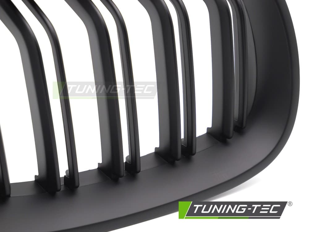 Predná maska BMW 5er E60 / E61 03-10 Sport Double Bar Matt Black – náhľad 3