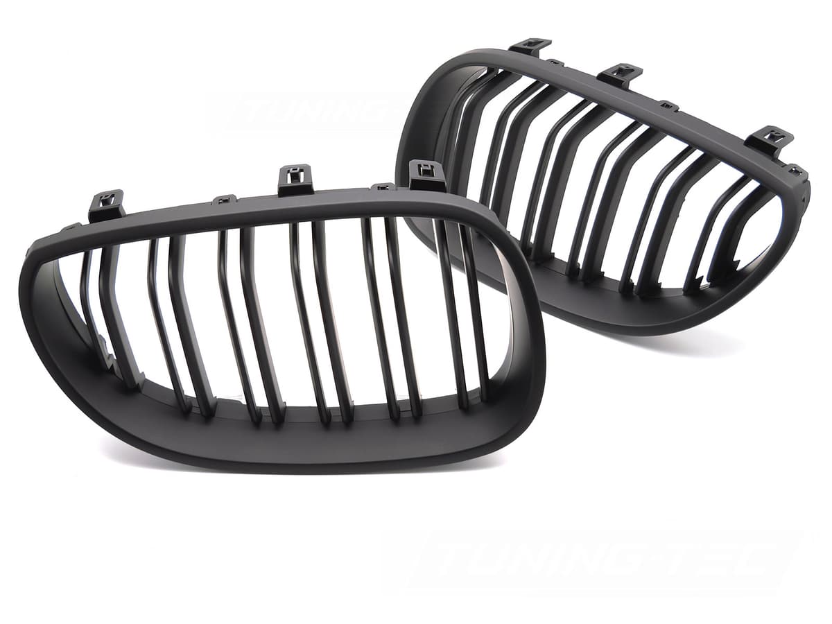 Predná maska BMW 5er E60 / E61 03-10 Sport Double Bar Matt Black