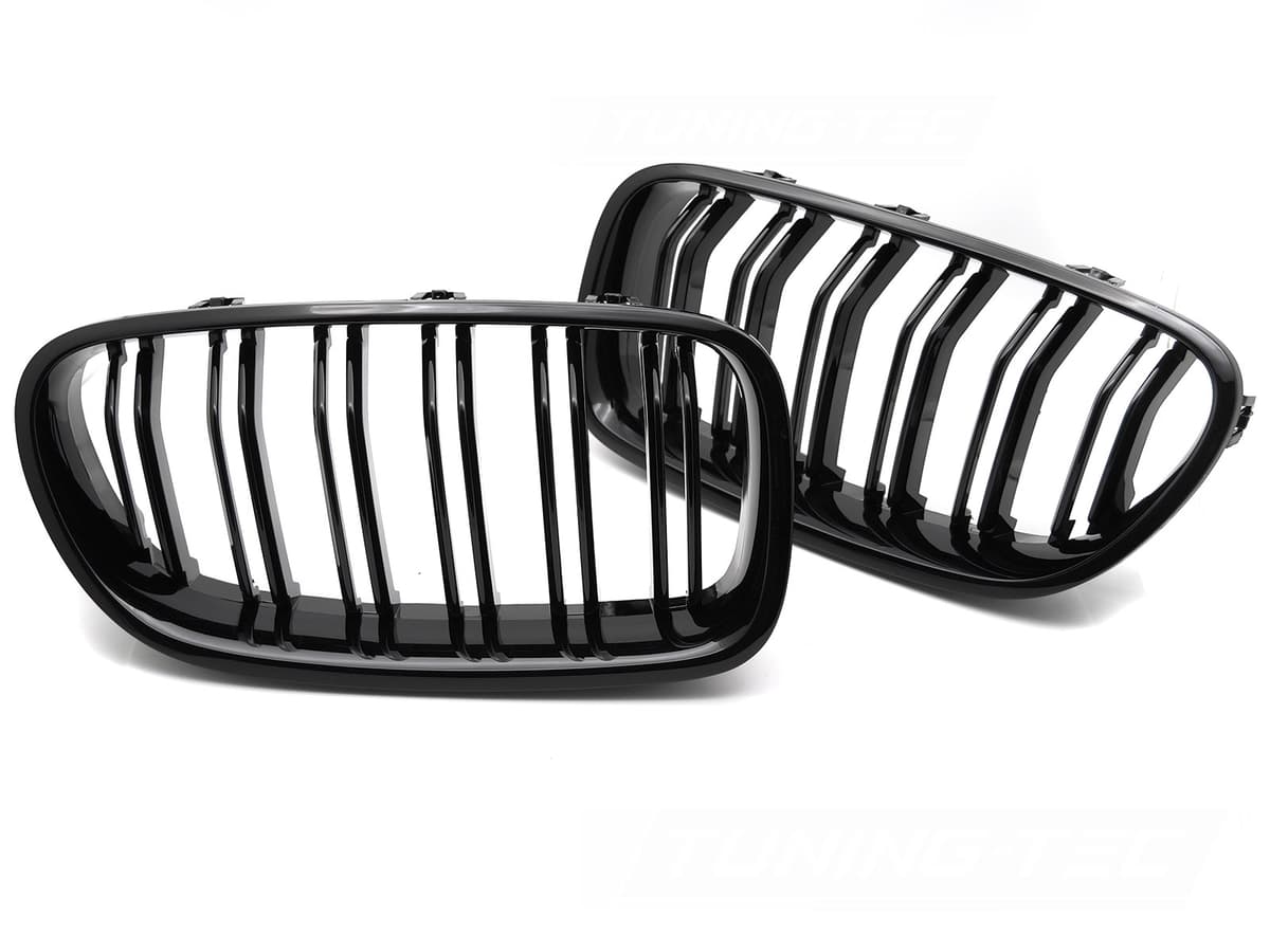 Predné masky BMW F10 / F11 10-16 Sport Double Bar Glossy Black