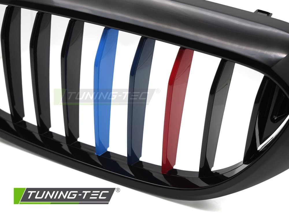 Predná maska BMW 5er G30 / G31 17-20 Glossy Black Tri-Colour – náhľad 3