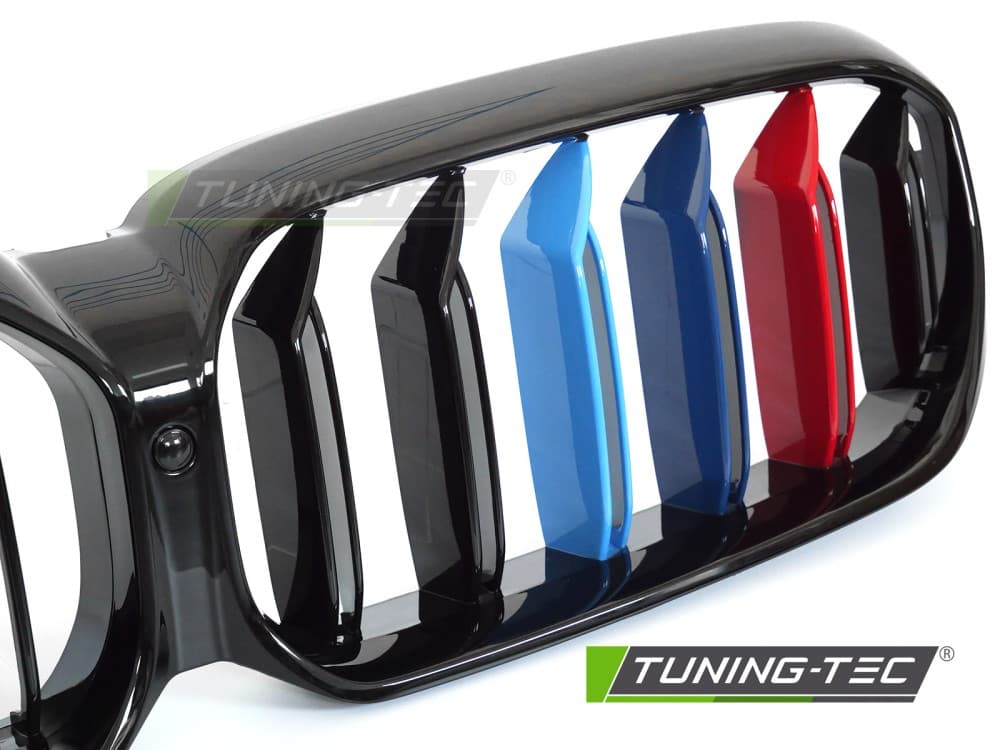 Predná maska BMW G30 / G31 LCI 20-23 Sport Glossy Black Tri-Colour Double Bar – náhľad 4