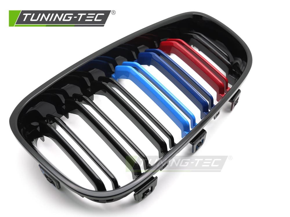 Predná maska BMW F34 Gran Turismo 13-17 Sport Glossy Black Tri-Colour Double Bar – náhľad 4