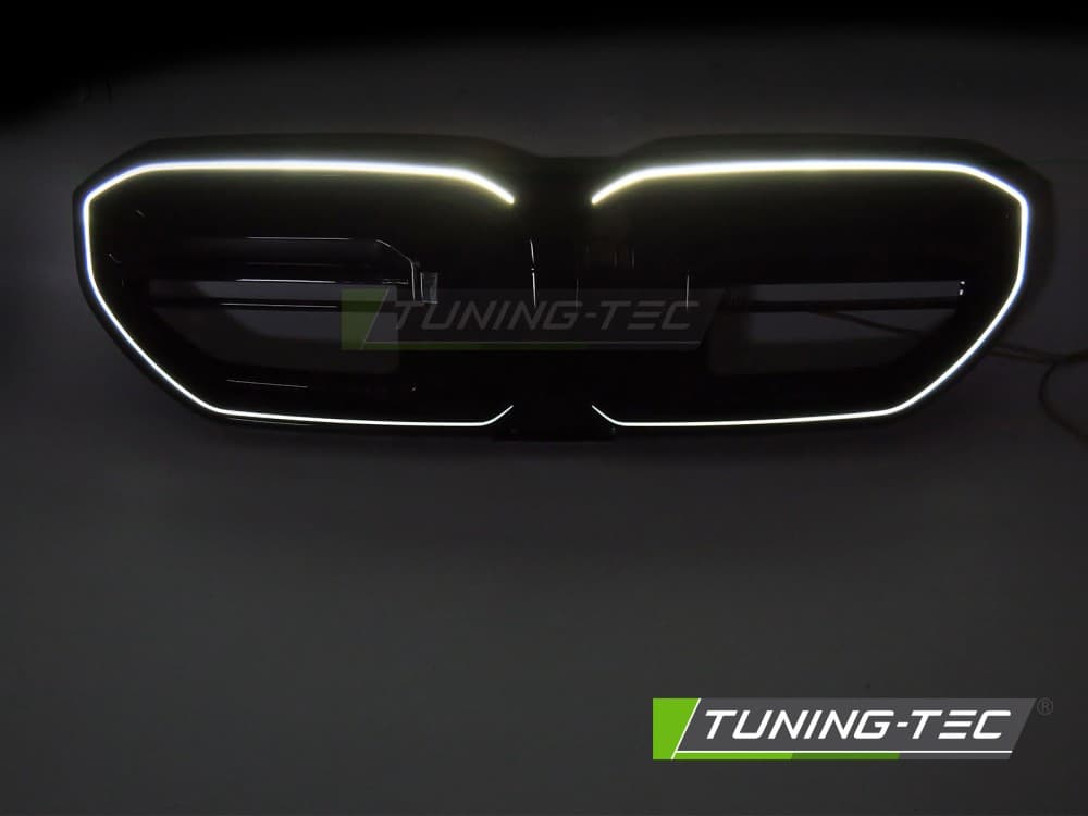 Predná maska BMW 5er G60 G61 23- Sport Glossy Black s LED – náhľad 5