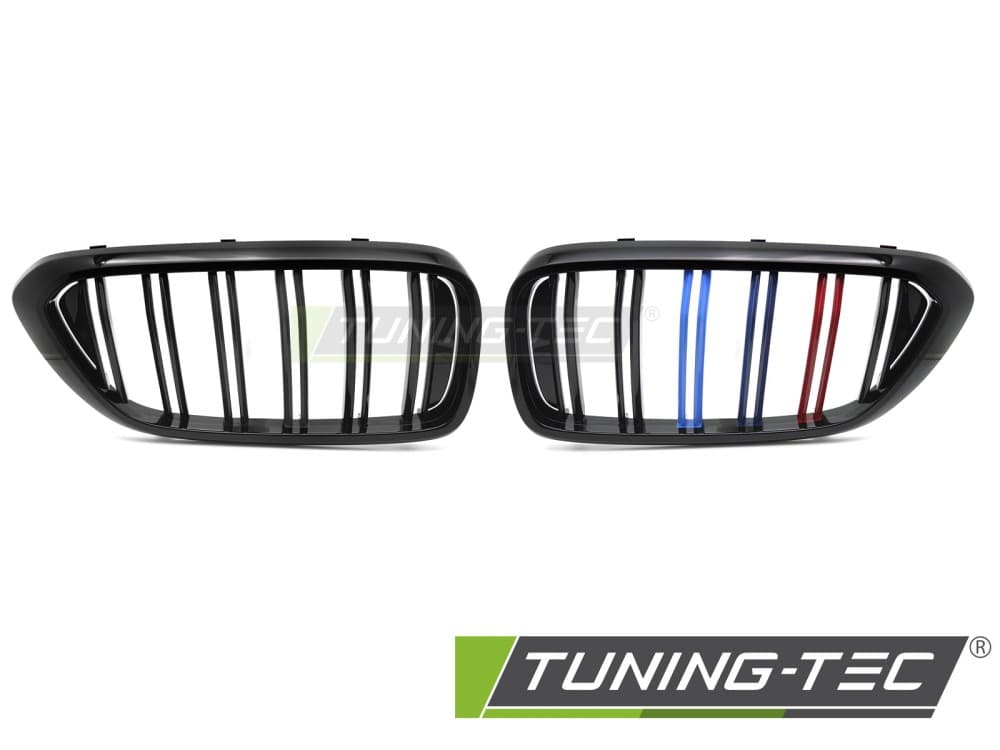 Predná maska BMW G32 17-20 Sport Glossy Black Tri-Colour Double Bar – náhľad 2